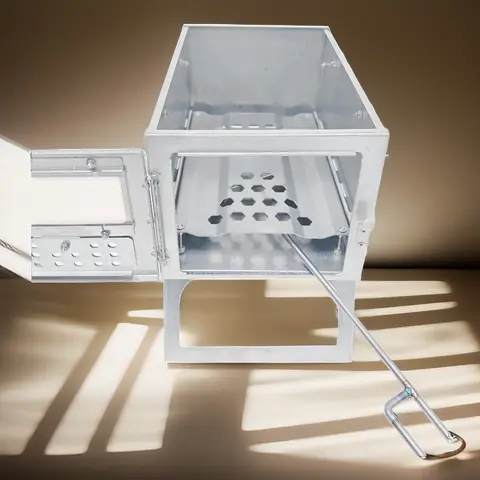 Wood Stove Wood Rack Carbon Bed Pure Titanium Grill Stainless Steel Grill Mesh Stainless Steel Grill Titanium Grill