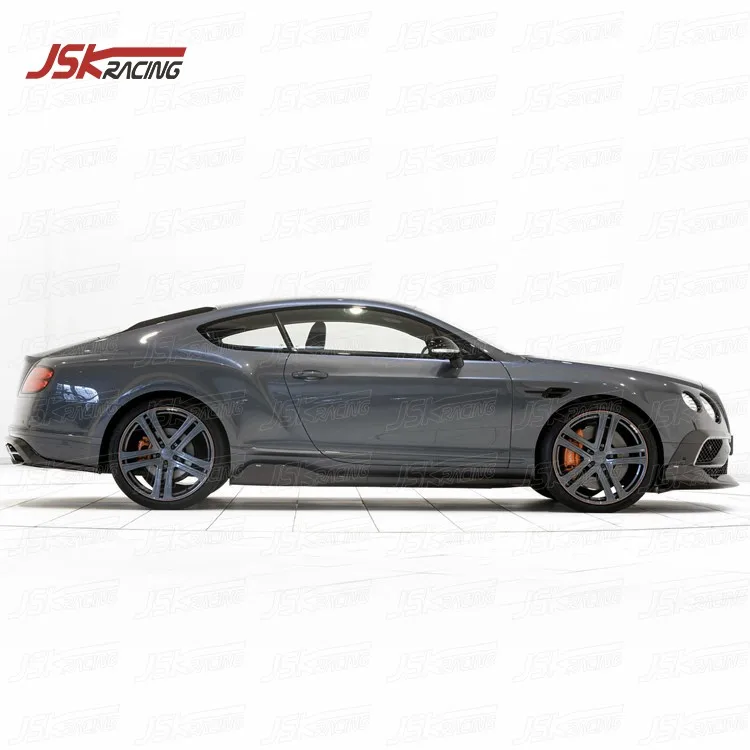 High Quality Carbon Fiber S TECH Style Side Skirts Underboard for 2015-2017 Bentley Continental GT V8 Speed