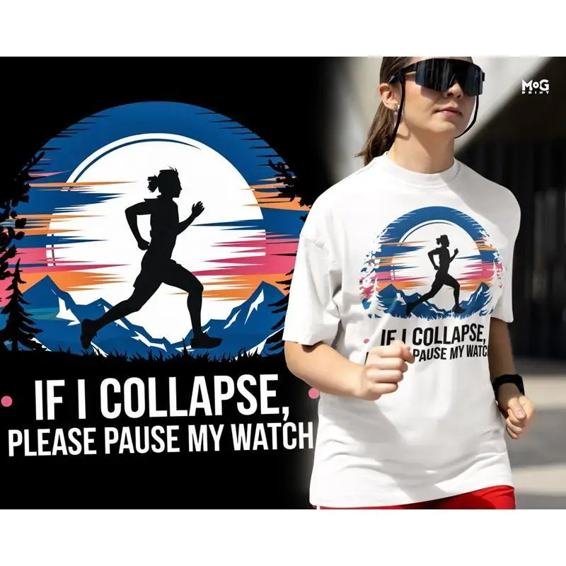 Funny If I Collapse T-shirt Marathon Running Race Love Workout Runner’s Gift Top