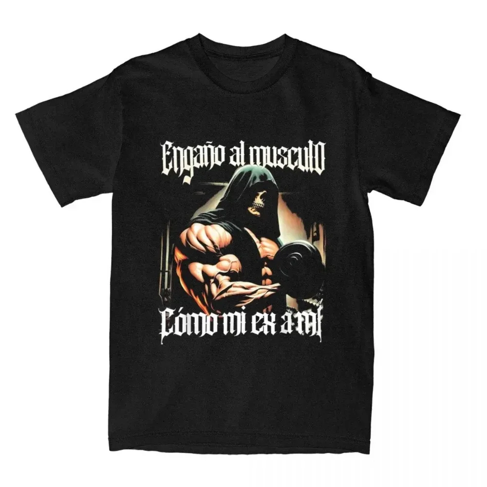 Camiseta Deportiva Calacas Chidas con Frases Sarcásticas, Camiseta Retro para Hombre y Mujer, Tops Casuales de Verano, Ropa Urbana