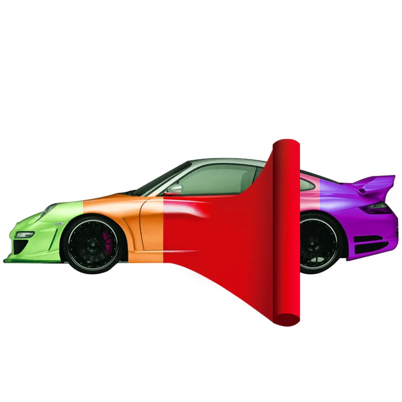 

New Thick Factory-Wholesale TPU Color Change Film Car Body Wrap Vinyl Cross-Border Foreign Trade Car Clothing Car Color Change