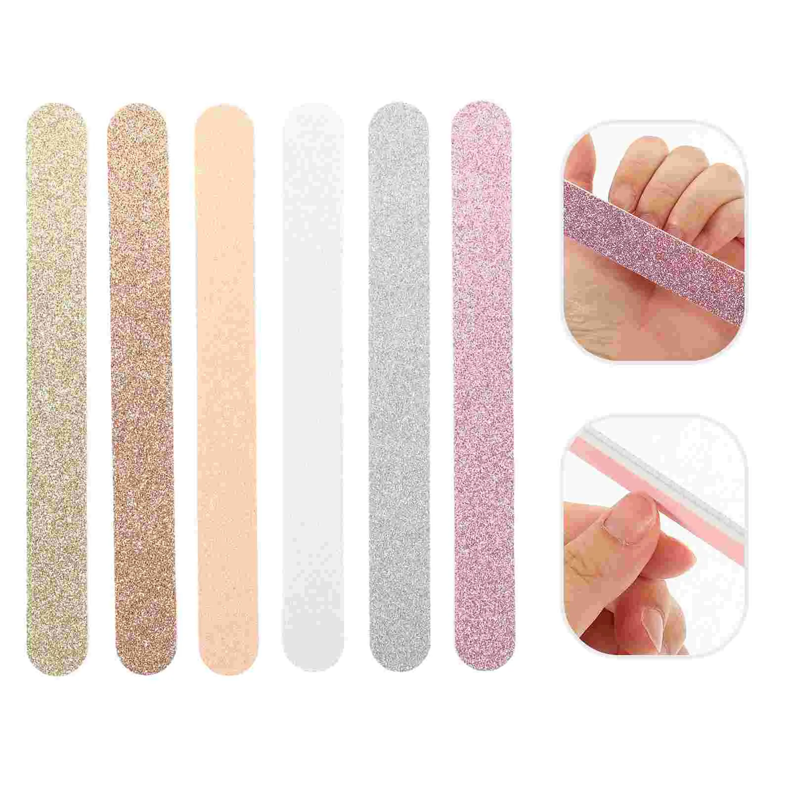 30-delige glitter nagelvijl vormgeven gereedschap strip manicure huishoudelijke bestanden professionele poeder handheld