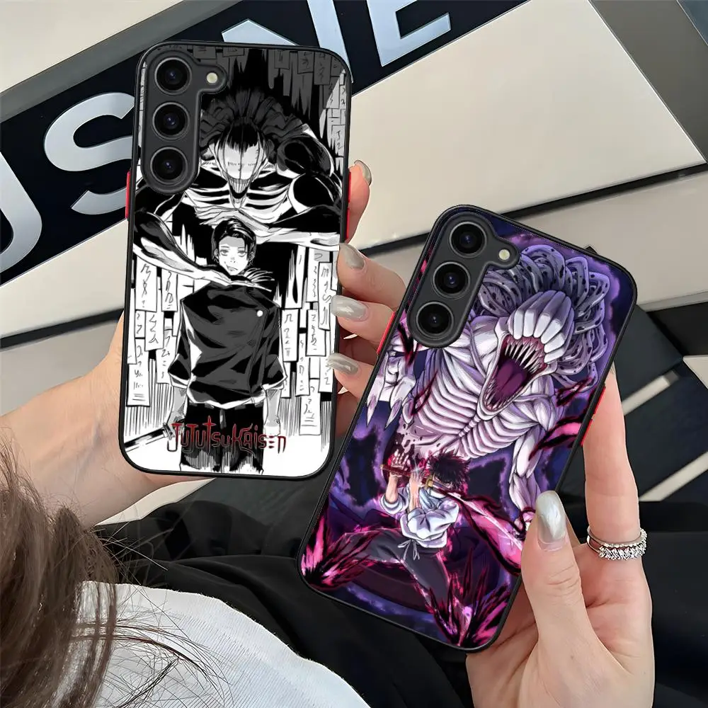 

Чехол для телефона Jujutsu Kaisen Yuta Okkotsu для Samsung Galaxy S25 S24 S23 S22 S21 Plus FE Ultra Color Silicone Cover Pretty Luxury