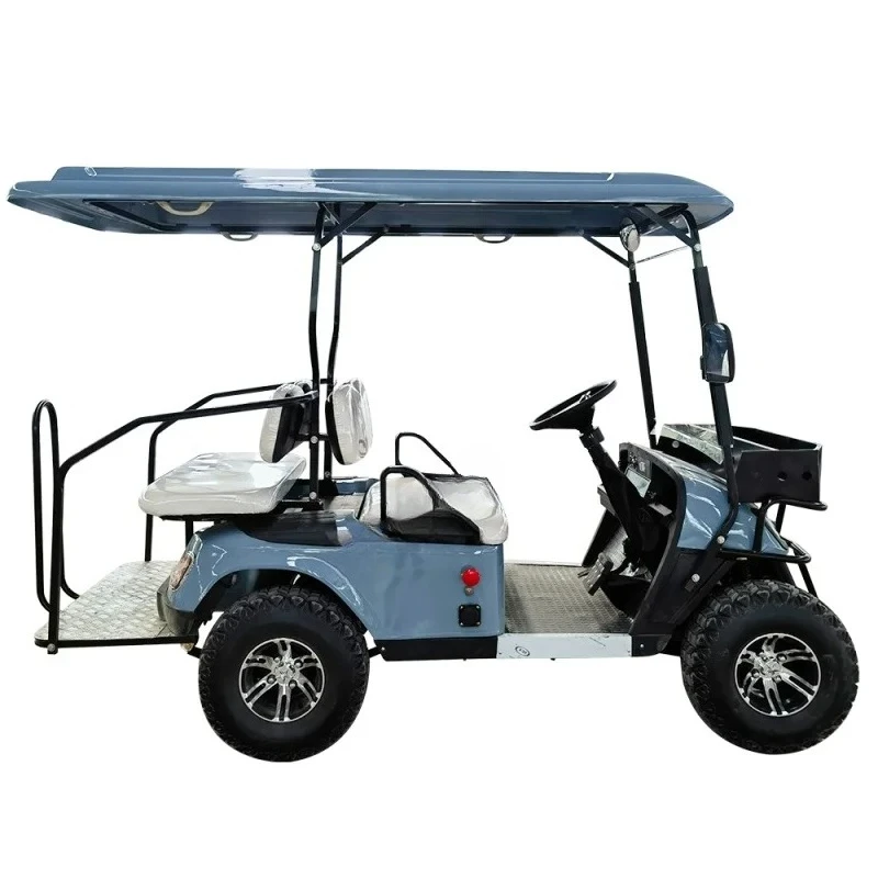 

Golf Cart OEM Supplier, Selling 72v Battery 4- and 6-Seater Golf Cart with Storage Basket