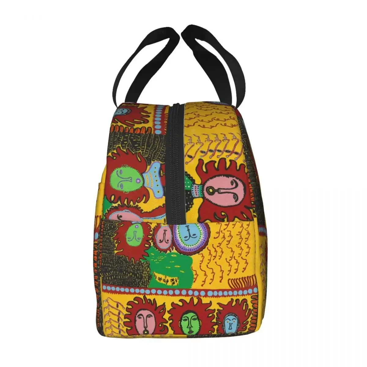 Yayoi Kusama Abstract Art Insulated Lunch Bag for Women Waterproof Thermal Cooler Lunch Box Office Picnic Travel Food Tote Bags