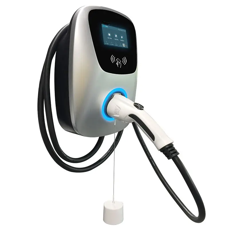 كابل WIFI 5M في المنزل 22 Kw Ac شاحن سيارة كهربائية شاحن Ev للسيارة الكهربائية