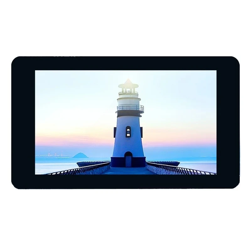 for Raspberry Pi 7-inch display IPS capacitive touch screen 800 × 480 pixel DSI communication, can be installed in the housing