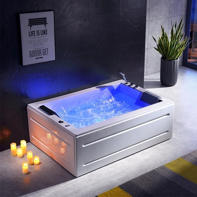 High-quality Spa Bathtub Inflatable Hot Tub 4 People Cold Insert Bathtub Big Discount