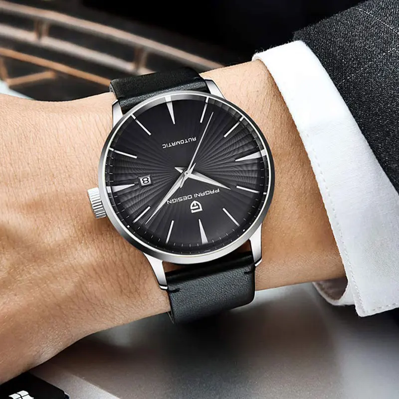 PAGANI DESIGN Новые 2770 Мужские механические наручные часы с сапфировым стеклом 43 мм Автоматические часы Водонепроницаемые часы из нержавеющей стали для мужчин