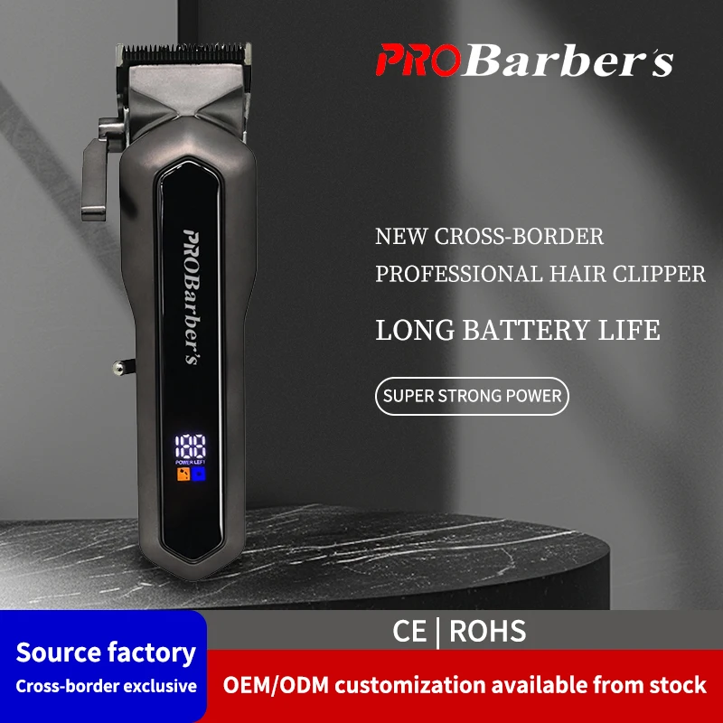 

Hot Sell Wireless Hair Clippers Low Noise Professional Hair Trimmer USB Hair Trimming Machine for Men With Comb