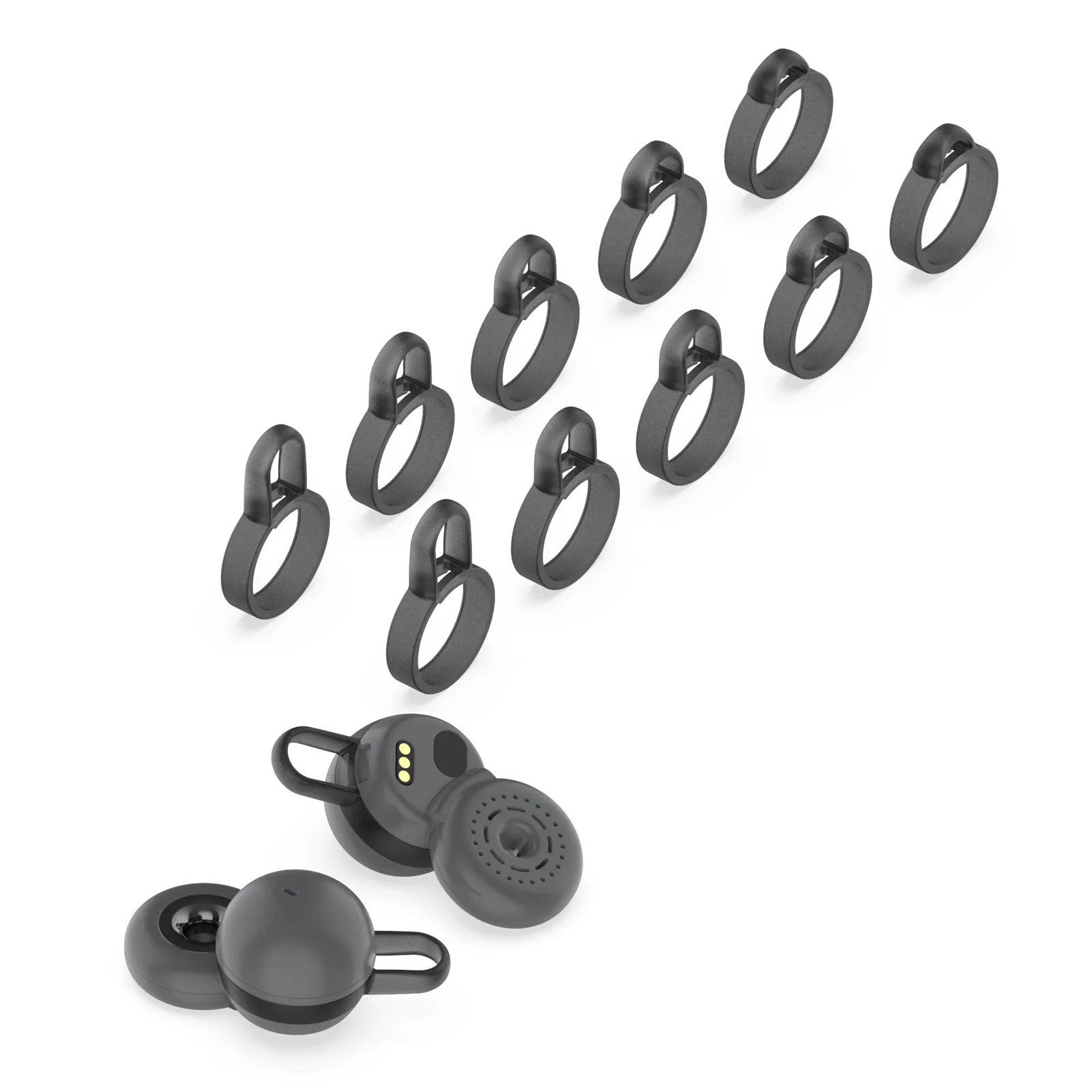 10pcs Soft Silicone Earbuds Cover For SonyLinkBuds WF-L900 Anti-slip Headset Earpad Earphone Cover Tips Accessories Multi Sizes