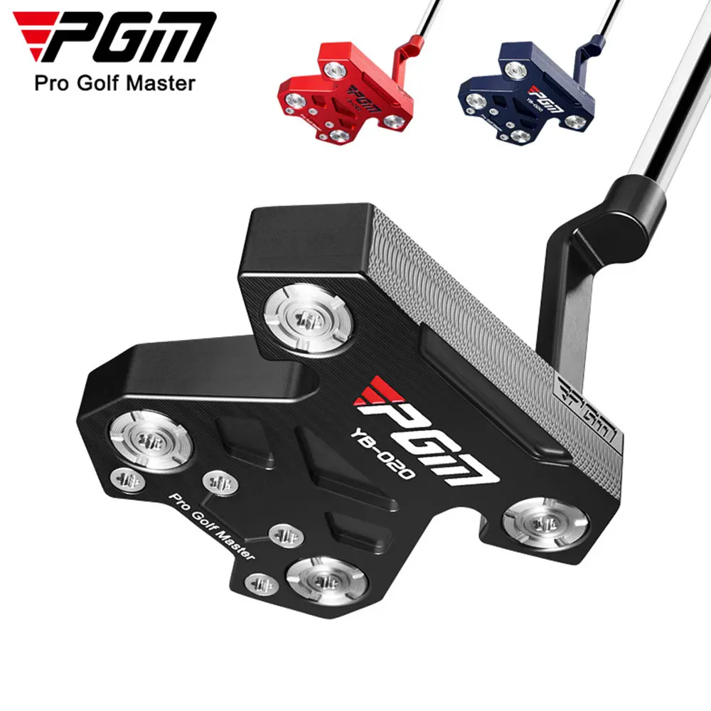 PGM Aviation Aluminum Series Golf Putter for Men, Low Center of Gravity, Full CNC Composite Putter TUG046 with PU Rod Sleeve