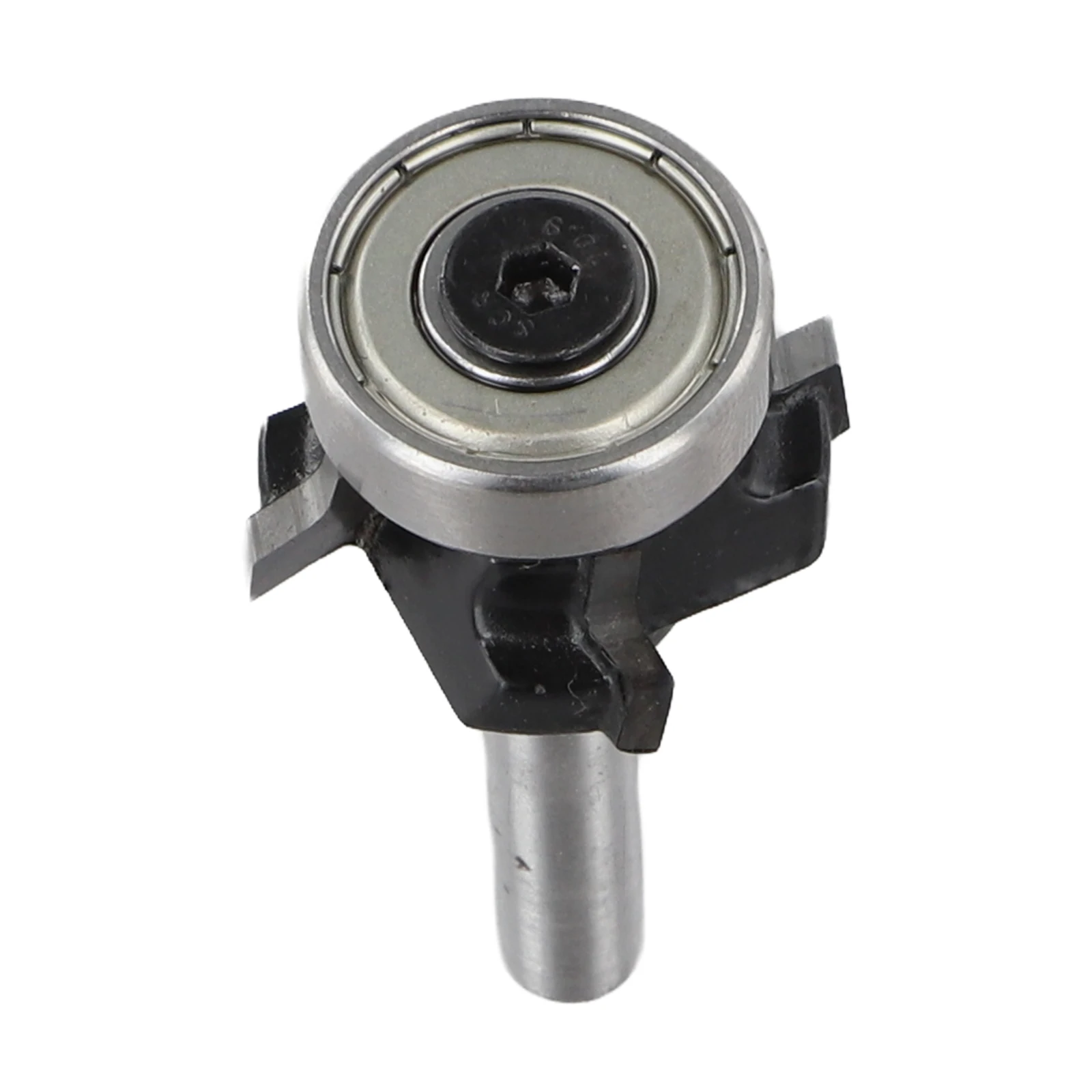 Trimming Cutter As Show Router Bit 4 Flutes Design 45 Steel Material Anti Kickback Build-up Resistant Carbide Tip YG6