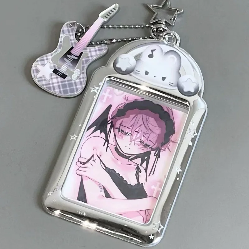 Ins Cat Fotokaarthouder Kpop Fotokaart Display Hanger Student ID-kaart Beschermhoes Kpop Supplies