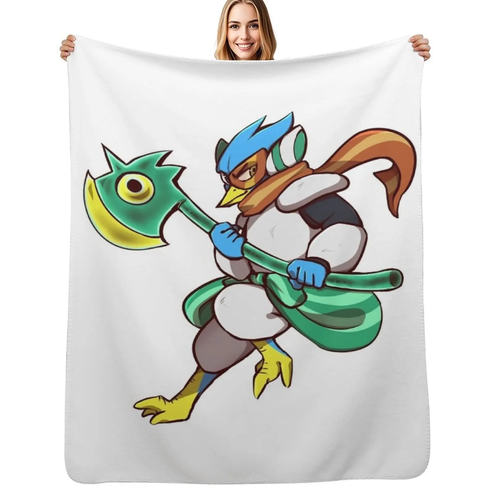 

Deltarune - Berdly Throw Blanket Sleeping Bag Thin Thermal Soft Blankets