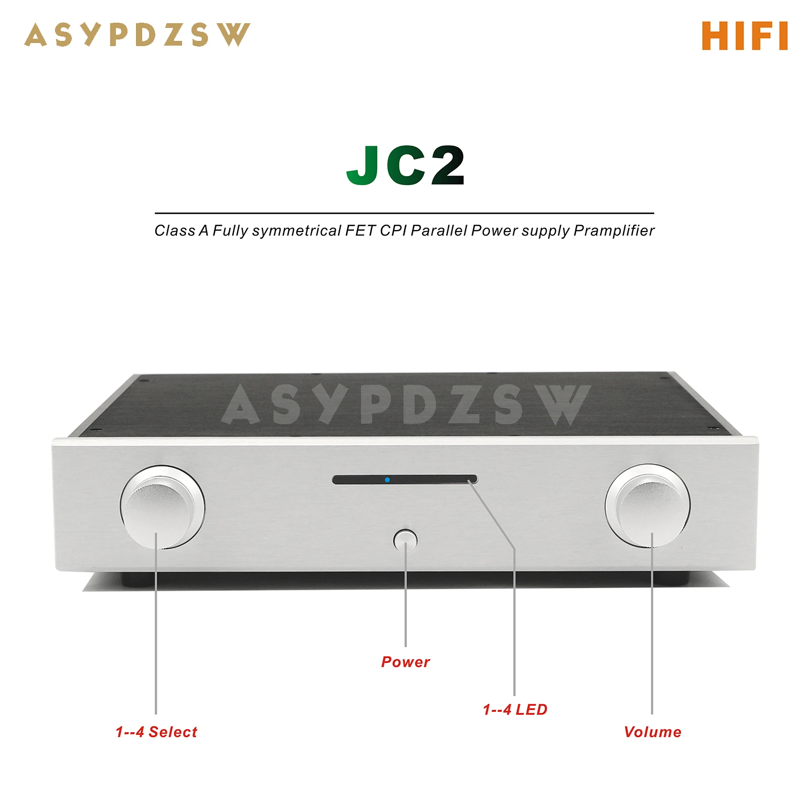 HIFI Mark JC2 Class A Fully symmetrical FET CPI Parallel Power supply JC-2 Pramplifier