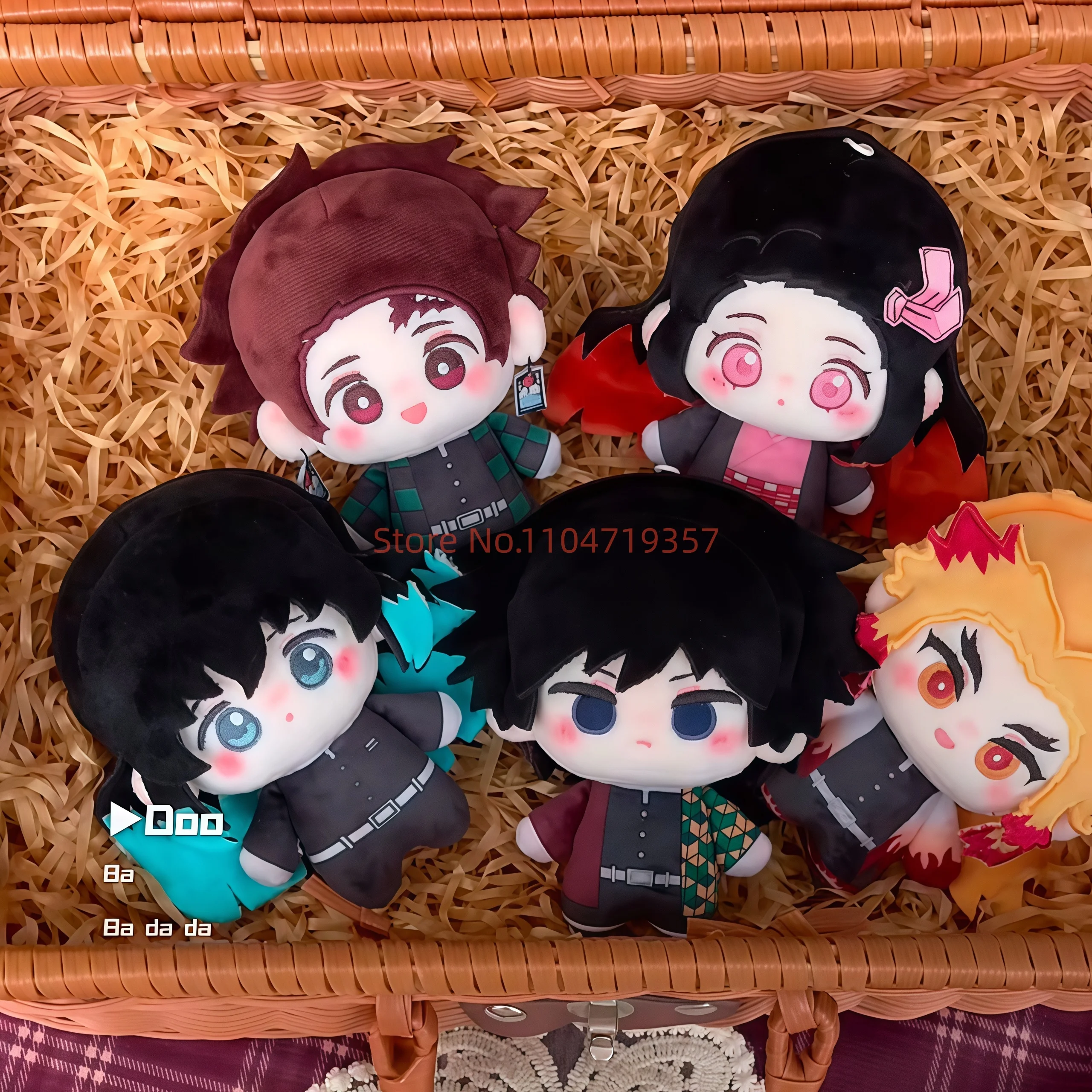

In Stock 10cm Kamado Tanjirou Demon Slayer Plush Doll Cute Cotton Doll Anime Peripherals Cute Mdoel Toy Halloween Christmas Gift