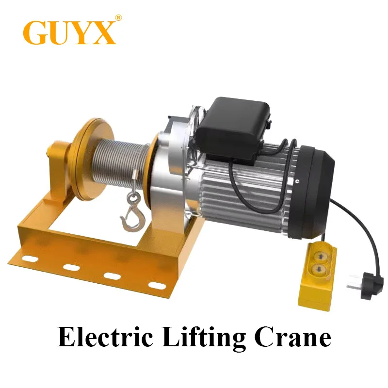 

Electric Winch Hoist, Small Household Crane, Cable Pulling Special, Power-off Automatic Brake lifting Tool,Traction Machine