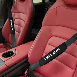 For Seat Ibiza 6F 6L 6J 2011 2010 MK3 6K IV 2003 2023 MK4 ST Knob Car Seat Shoulder Belt Cover Protector Pad Auto Accessories