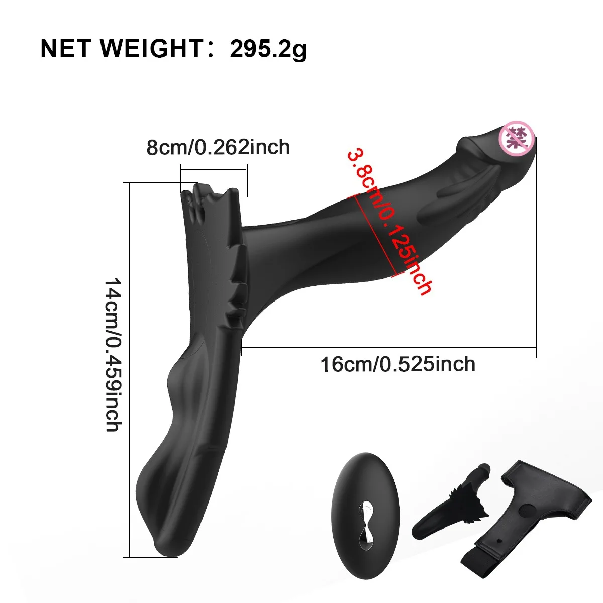 Remote Control Vibrating Silicone Strap On Dildo Harness, Adjustable Wearable Pegging Panties for Couples, Detachable Dual Stimu - Image 4