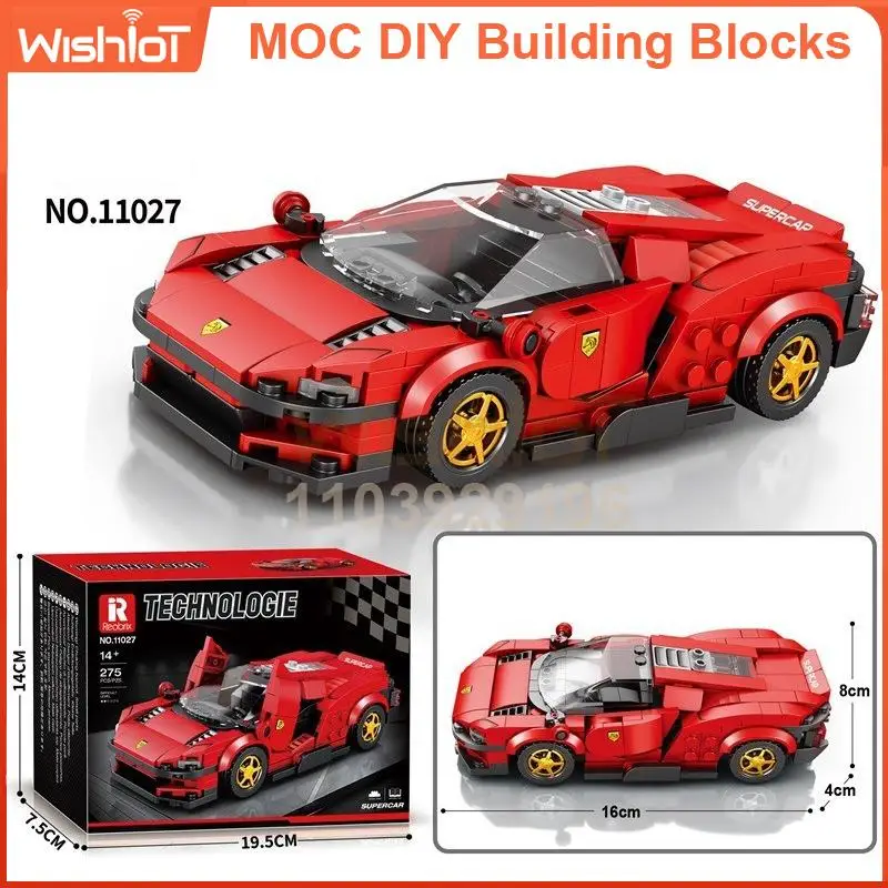 

363 шт. FKP 37 11027 автомобильные строительные блоки MOC кирпичи высокотехнологичные идеи комплект игрушек коллекция DIY подарок для детей и взрослых