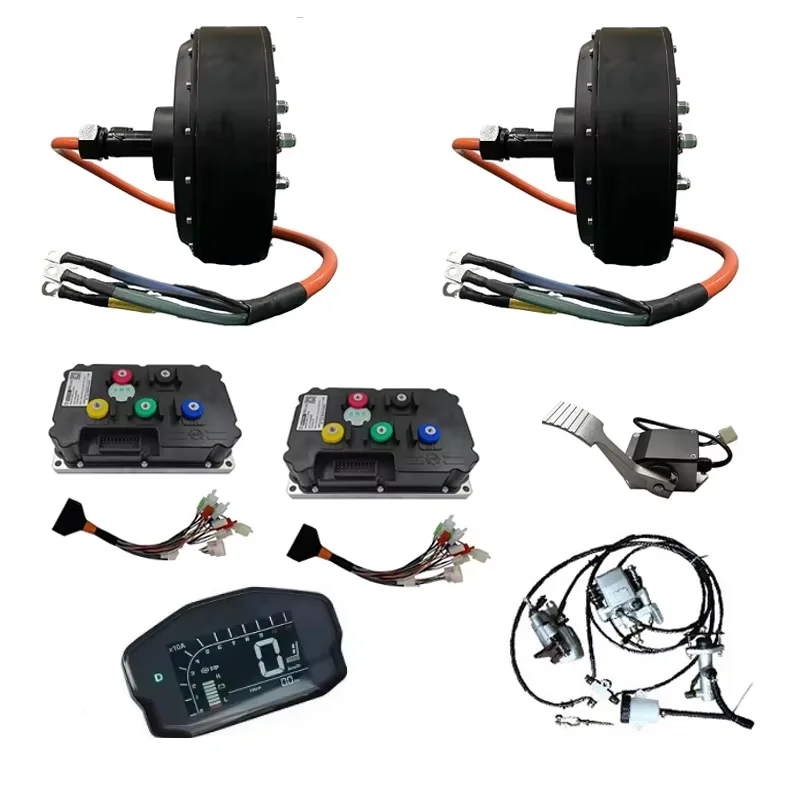 Dual QS Motor 273 8000W V3 Hub Motor with Fardriver Controller ND72850