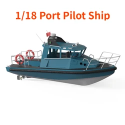 1/18 Port Pilot Ship Model 414mm 3D Printing Resin Remote Control Ship Model DIY Handmade Kit