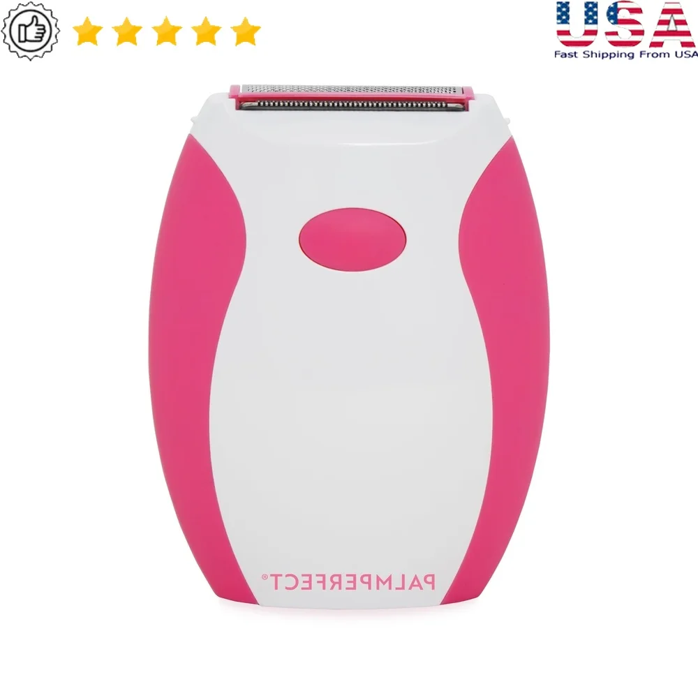 

Электробритва на батарейках, женская беспроводная портативная водонепроницаемая двойная машинка для стрижки лезвий для ног, подмышек, линии бикини