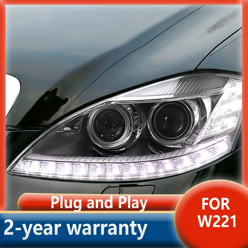 

Head Lamp for Benz W221 LED Headlight 2006-2008 S300 S350 S400 Headlights DRL Signal Projector Lens Automotive Accessorie