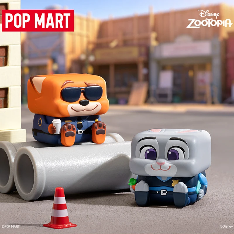POPMART Disney Zootopia POP CUBE-1 Series Blind Box Mystery Box Guess Bag Toy Doll Cute Desktop Ornament Collection Anime Figure - view 2
