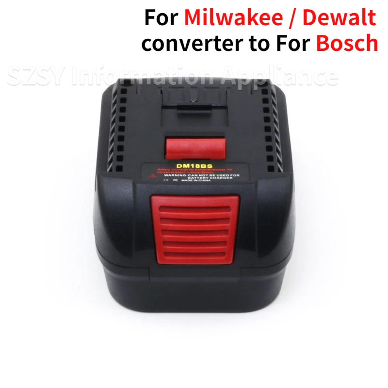 Compatible For Milwaukee M-18 For Dewalt 18V 20V Li-ion Battery to For Bosch 18V Power Tools DM18BS Battery Converter Adapter