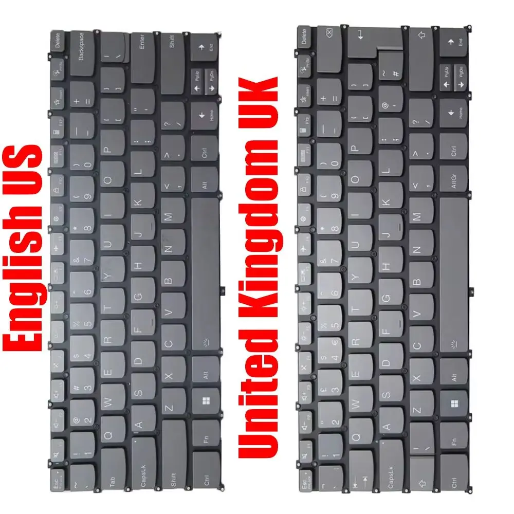 English US UK France FR Germany GR JP Laptop Keyboard For Lenovo For Ideapad Slim 5 14ABR8 5 14IRL8 14IAH8 14IRU9 14AHP9 14IMH9