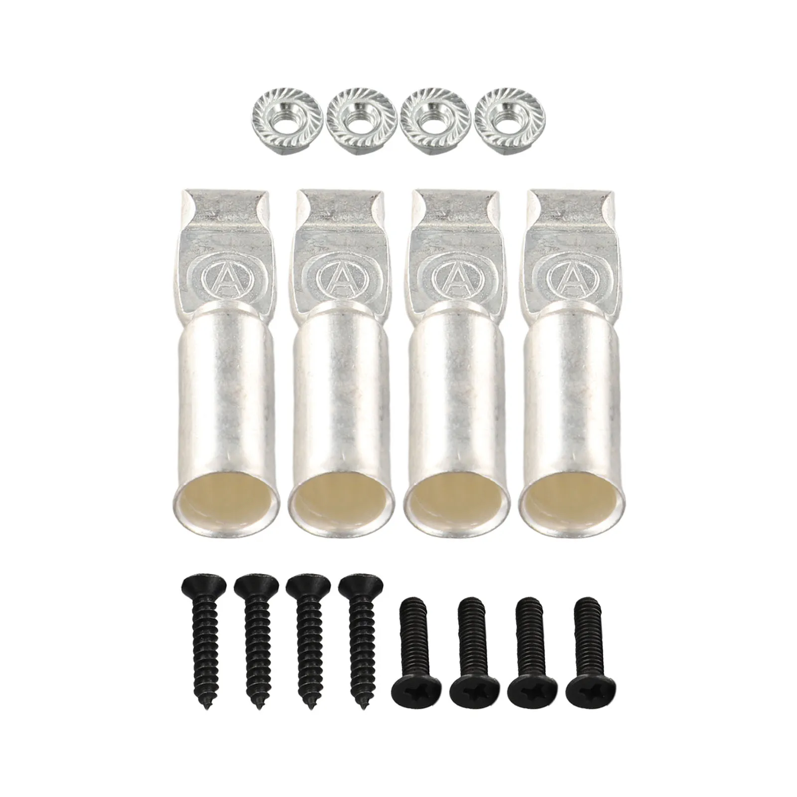 2X 175A Connector Panel Bracket with Dust Cover and Flush Mount Design for Caravan and Large Vehicle Applications
