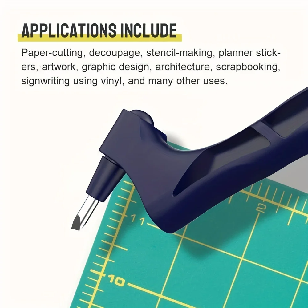 1 قطعة DIY بها بنفسك أدوات القطع الحرفية الفن الحرفية قطع أداة للحرف اليدوية مع 360 الصلب الدورية شفرة السلامة القاطع ورقة 360 °   دوران ﻿