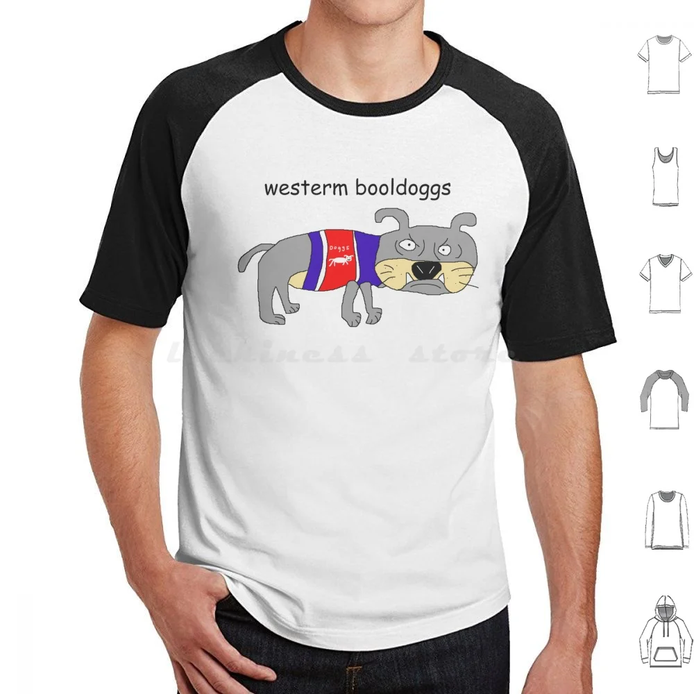 Westerm Booldoggs T Shirt Cotton Men Women DIY Print Afl Bulldogs Western Bulldogs Football Aussie Rules Booldoggs