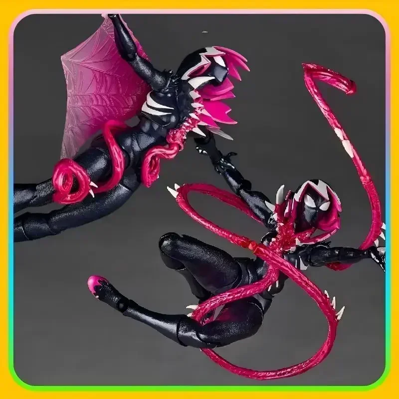 Nouveau KO Symbiote Gwenom figurine Kaiyodo Revoltech incroyable Yamaguchi Gwenom vénomisé Gwen Stacy Anime modèle cadeau jouets