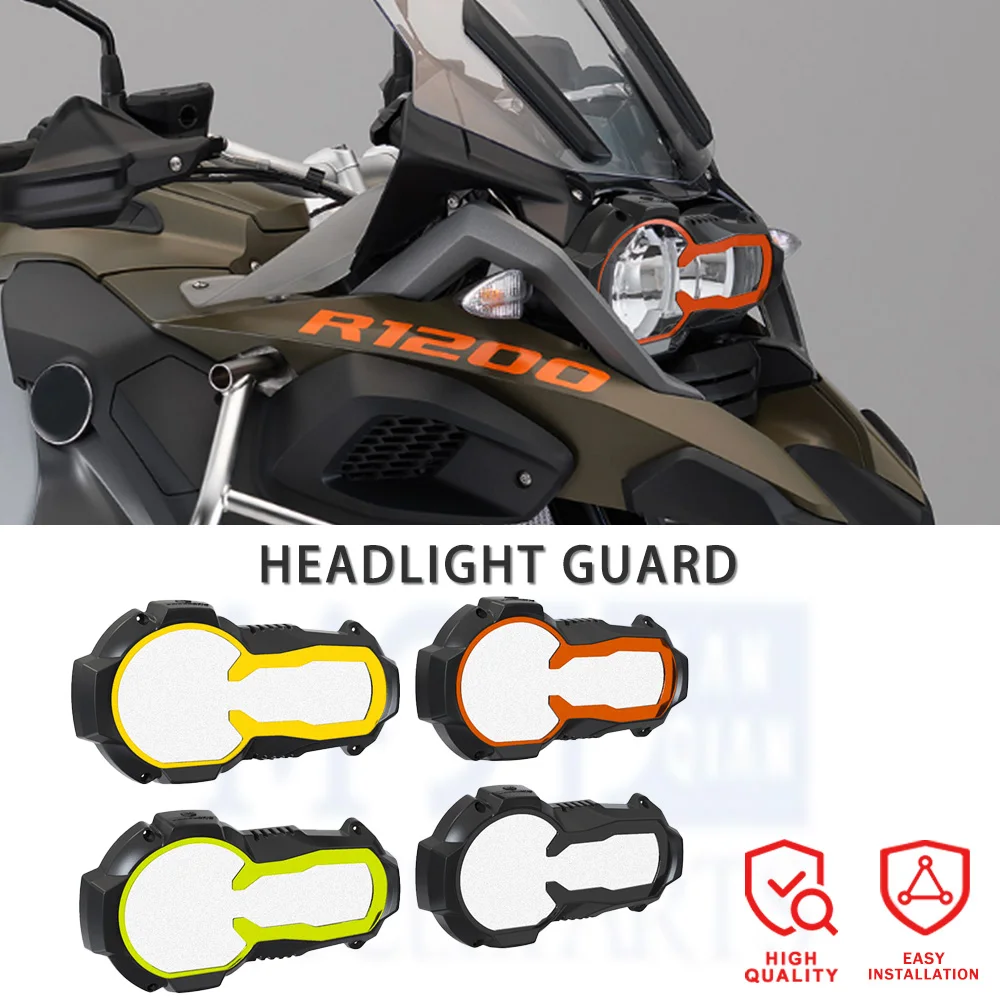 

Мотоцикл для BMW R1200GS R1200 GS Adventure ADV 2013-2019, аксессуары, защита фар, линза, крышка передней лампы, люминесцентные чехлы