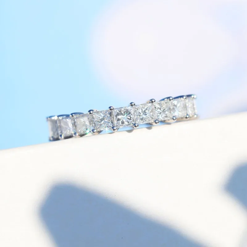Fashion Simple Style Shining Zircon Rings for women Light Luxury Exquisite Silver 925 Ring Wedding Party Fine Jewelry