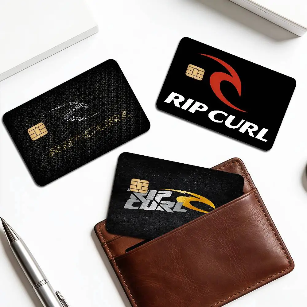 R-Rip C-Curl Logo Anime Front Cover Film Sticker Skin For Credit Debit Card Small Large Chip