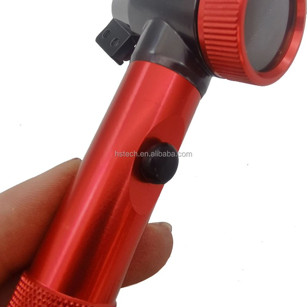 أداة نطاق قفل الإضاءة البيضاء مع إبر تكبير أحمر لصانع الأقفال