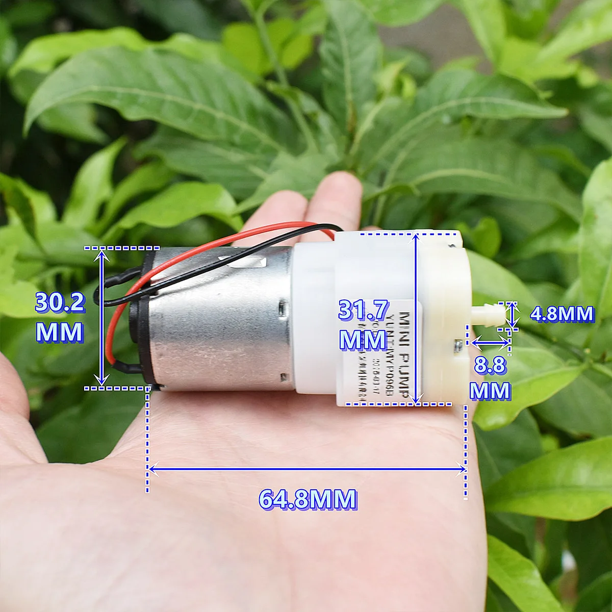 

Mini 528 Air Oxygen Pump DC 3.7V 5V 6V 7L/min Electric Diaphragm Pump Large Volume Aquarium Air Inflation Pump