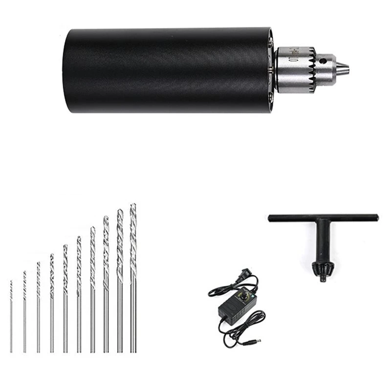 ABEZ EU Plug Enabled Mini Small Electric Drill Grinding Machine Set-Stable Design Ideal For Household And Cultural Play