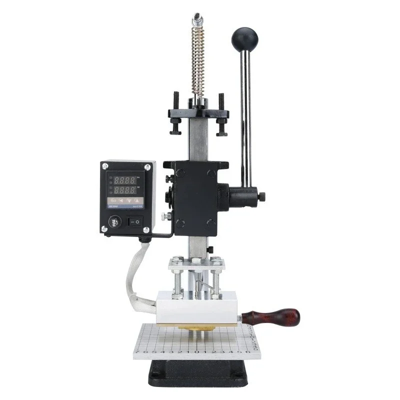 Multifunctional hot stamping machine, leather stamping machine, letter embossing branding press, quick mold change