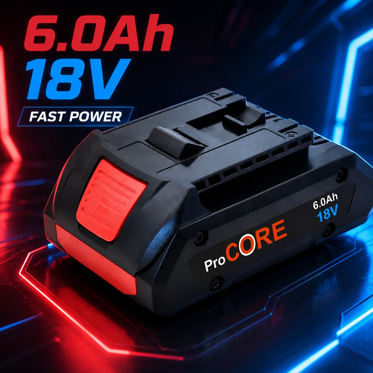 Batterie de remplacement Bat609 Bat618 18V 6.0Ah pour perceuse sans fil Bosch, pack d'outils électriques Li-ion haute capacité