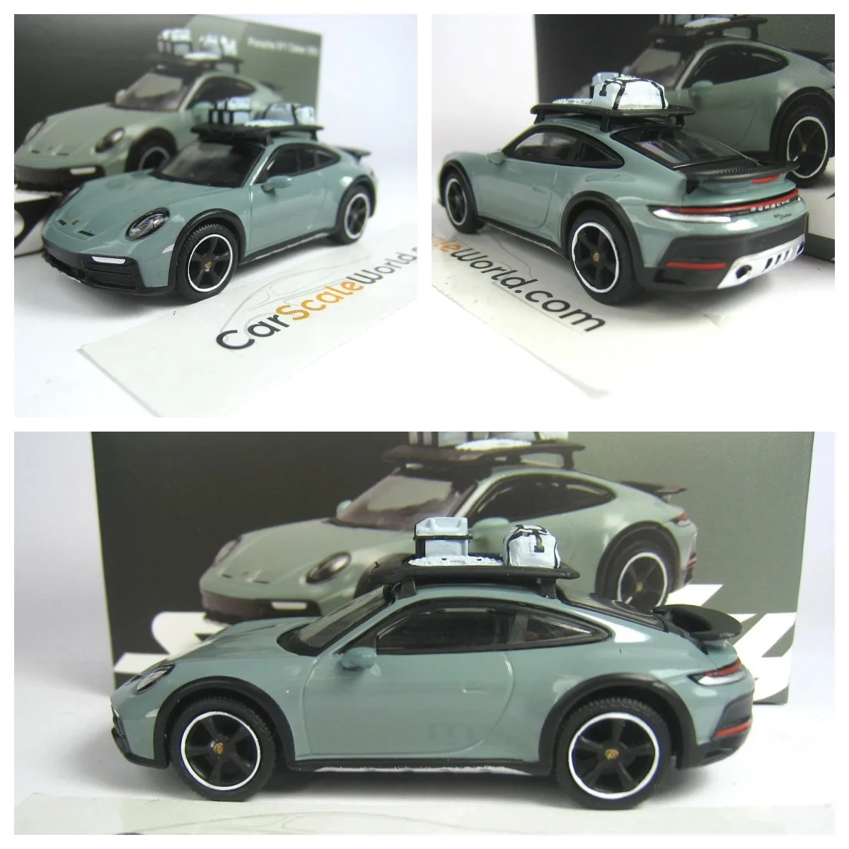 

911 DAKAR 992 1/64 SPARKY (ISHADE GREEN) Металлическая модель автомобиля из литого сплава, ограниченная серия