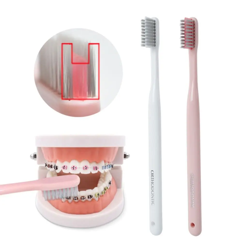 

Oral Health Cleaner Oral Hygiene Care Dental Tooth Brush U-Shaped Toothbrush Orthodontic Toothbrush Teeth Brace Brush
