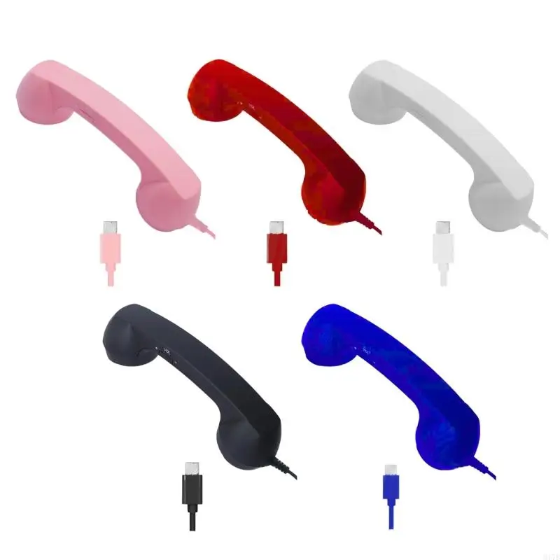 M17B Direct Type C Connection Handset with Highly Definition Sound Noise Reductions Feature