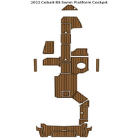 2022 Cobalt R8 Swim Platform Cockpit Boat EVA Faux Foam Teak Deck Floor Pad