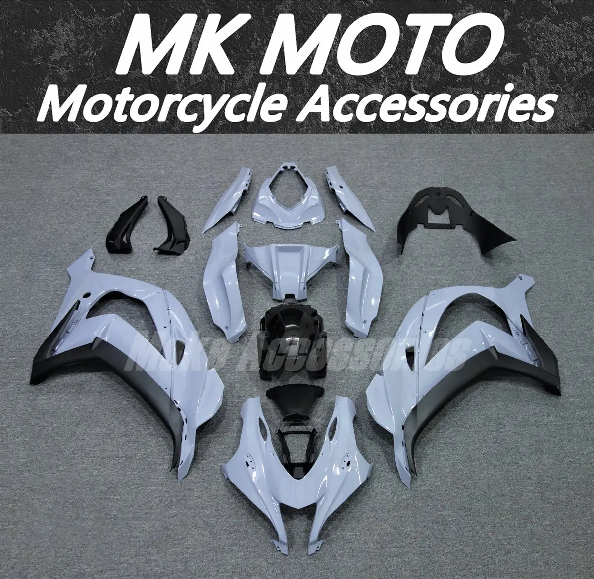 

Moke moto Motorcycle Bodywork Set For zx-10r 2016 2017 2018 2019 2020 Ninja Fairings Kit Fit injection Grey Black New