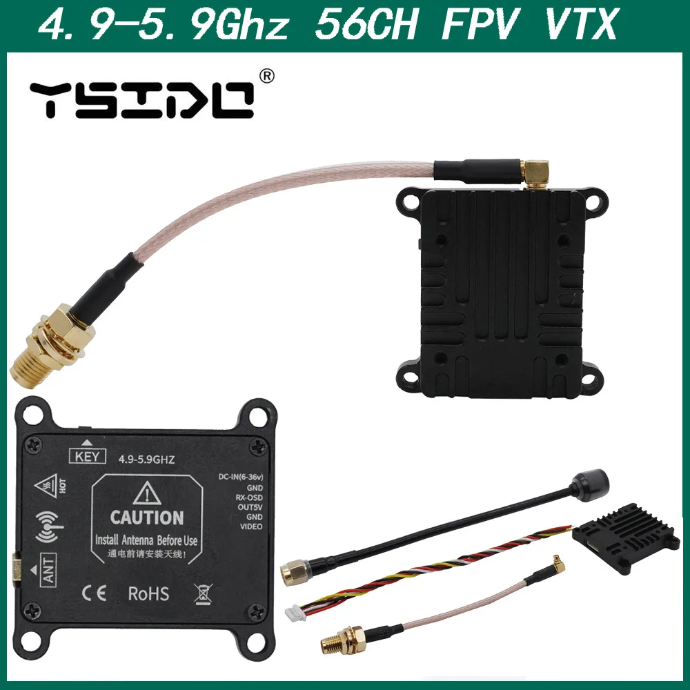 FPV 4.9G-5.9G 2.5W 25/400/800/1.5W/2.5W 56CH Transmitter VTX for Mark4 V2 10in 7in RC Models Long Range FPV Racing Drone Frame